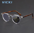 VICKI Designer Plate Glasses Frame Irregular